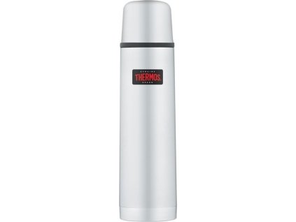 Thermos Termoska s tlačítkovým uzávěrem a šálkem - nerez 1 litr