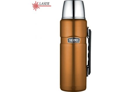 Thermos Termoska na nápoje s madlem - měděná 1,2 litru