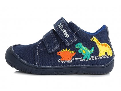 dětské boty DDstep C073 376 royal blue dinosaur