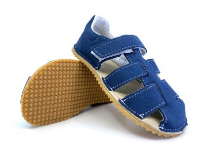 barefoot sandále Jonap Zula Tmavo modrá
