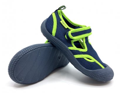 boty do vody Playshoes Tmavě modrá zelená