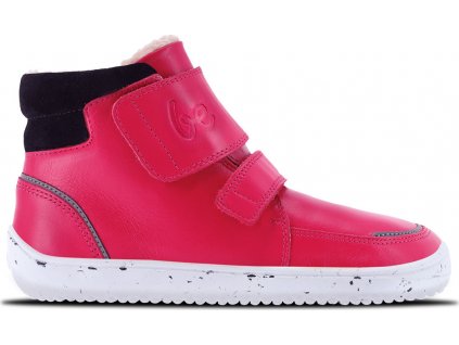 Dětské zimní barefoot boty Be Lenka Panda 2.0 - Raspberry Pink