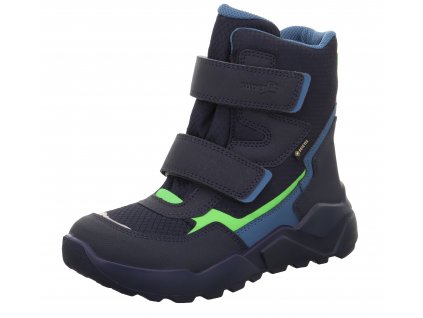 dětské zimní boty Superfit Rocket Blau Grun Goretex