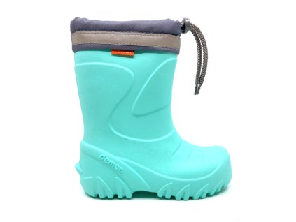 Zateplené dětské gumáky Demar Mammut S mint