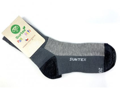 merino ponožky surtex šedé