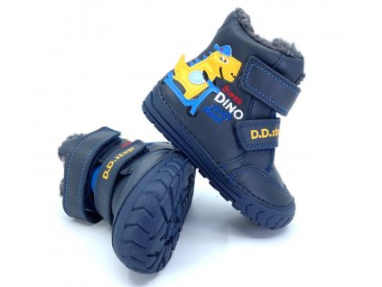 Dětské zimní boty DD Step W029-394A Royal Blue