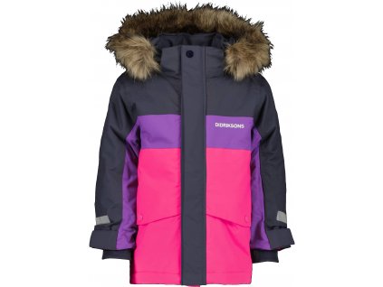 dětská zimní bunda didriksons bjarven parka true pink