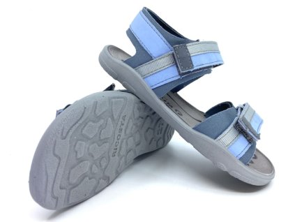 barefoot sandále Ricosta Sydney Blue Grau
