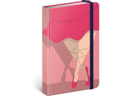 NOTIQUE Notes Piggie Mini, linkovaný, 9 x 13 cm