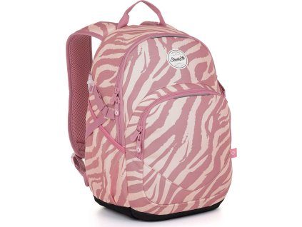 Studentský batoh Růžová zebra Topgal YOKO 23023