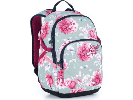 Studentský batoh s květinami Topgal YOKO 21030 G