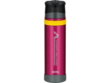 Termoska se šálkem do extrémních - vínově červená (burgundy) 0,75