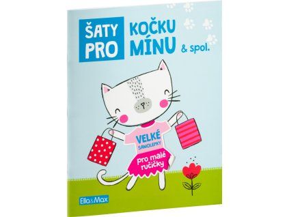 Šaty pro KOČKU MÍNU – Kniha samolepek