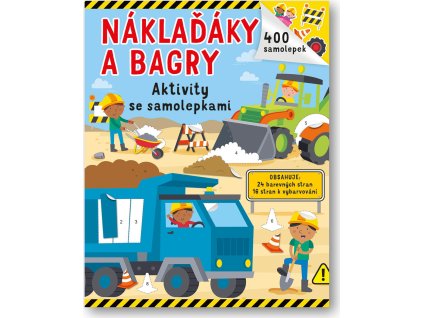 Náklaďáky a bagry - 400 samolepek