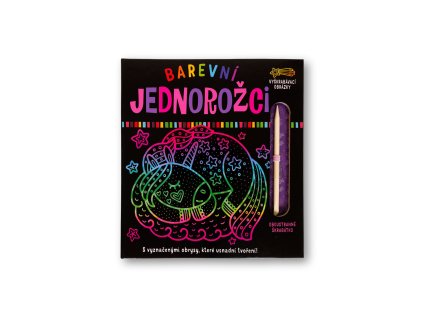 Barevní jednorožci - Vyškrabávací obrázky  Alena Razumova, Olena Herasimova