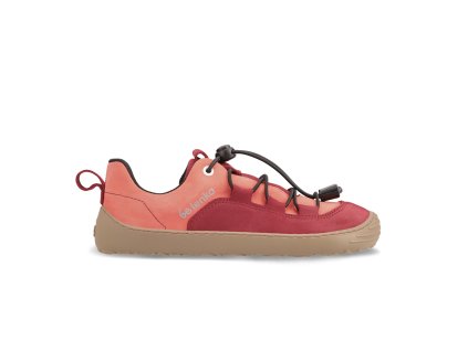Dětské barefoot tenisky Be Lenka Xplorer - Dark Red & Coral