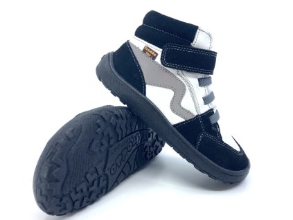 barefoot snaekers Froddo Go G3110256 White Black s membránou