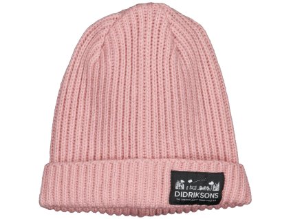 dívčí čepice didriksons bus dusty pink růžová