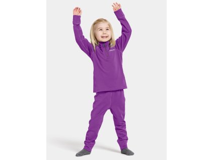 Dětské termoprádlo Didriksons Jadis set Royal Purple