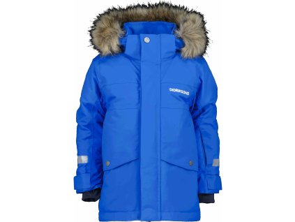 Dětská zimní bunda Didriksons Bjarven Kids Parka Carribean Blue 435