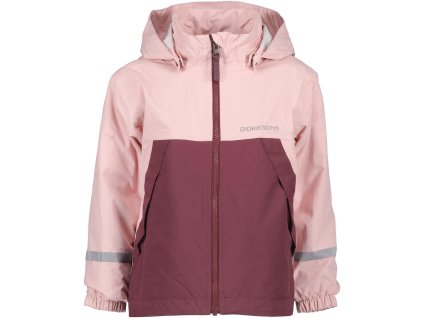 Dětská nepromokavá bunda Didriksons Bladet Dusty Pink 308