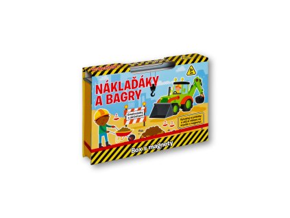 Náklaďáky a bagry Box s magnety