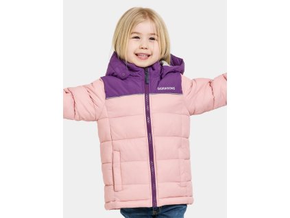 Dětská zimní bunda Didriksons Fox Dusty Pink 308