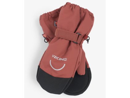 Dětské zimní rukavice palčáky Viking Expower Dark Pink Primaloft