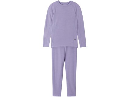 Dětské merino termoprádlo Reima Taitoa Lilac amethyst 5450