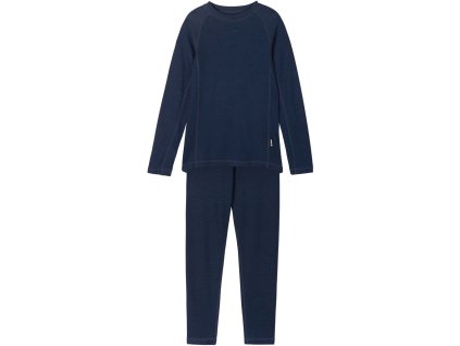 Dětské merino termoprádlo Reima Taitoa Navy 6980