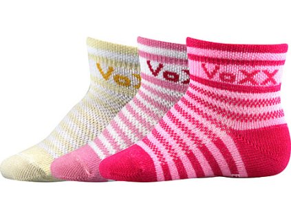 3PACK Ponožky VoXX Fredíček - pruh holka