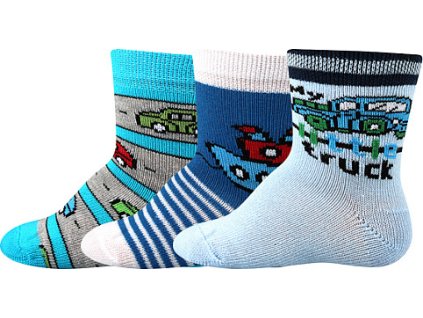 3PACK Ponožky Boma Bejbik - mix A - kluk