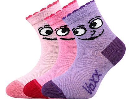 3PACK Ponožky VoXX Kukik - mix B - holka