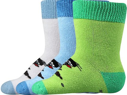 3PACK Ponožky Boma Krteček froté - mix A - kluk