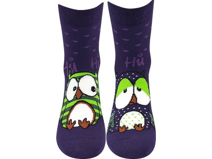 Ponožky Boma Pruhana 12 - borůvková