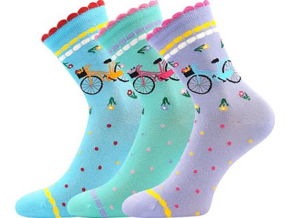 3PACK Ponožky Lonka Francesca - mix A
