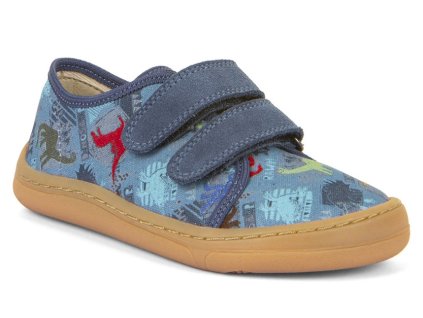 Barefoot tenisky Froddo Dark denim textilní G1700379 19
