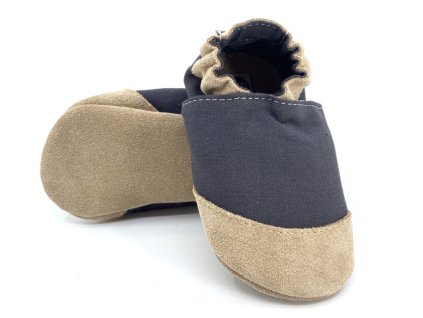 textilní Capáčky Funky Monkey Barefoot PAN 004 Grey