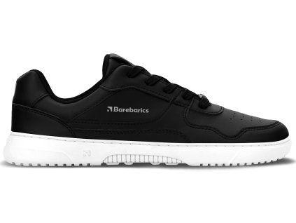 Barefoot tenisky Barebarics Zing - Black & White - Leather