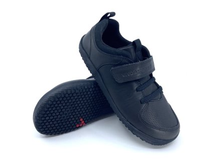 Dětské barefoot tenisky Vivobarefoot Primus Ludo School Obsidian černé