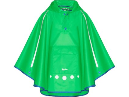 lehká dětská pláštěnka pončo playshoes zelená