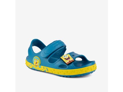 Sandálky Coqui Yogi SpongeBob - modré + amuletesb yellow sb spongebob amulet 002