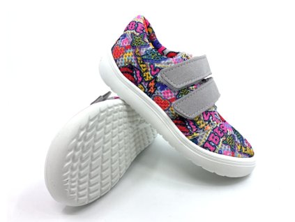 barefoot boty Jonap B7 Barevná bílá podešev