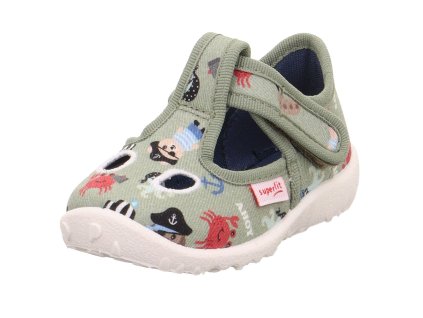 Dětské bačkory Superfit Spotty 1 009248 7020 Hellgrun (2)