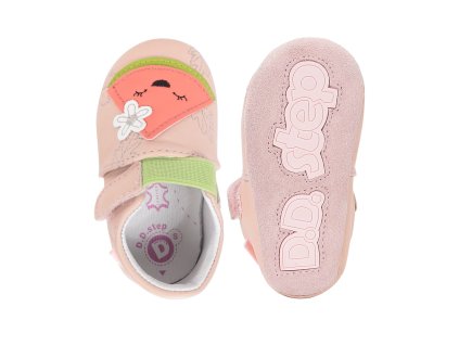 kožené první botičky s melounem