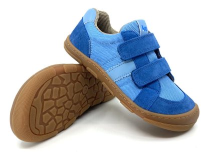 Barefoot boty Koel - Kobi W Fabrics Royal Blue