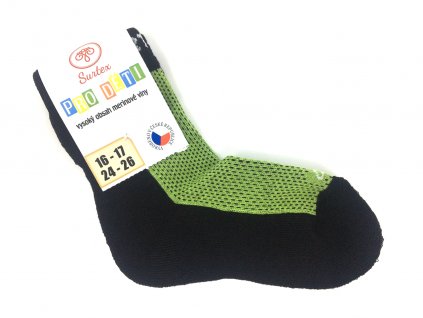 80 Merino ponožky Surtex podzim zelene