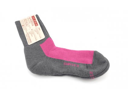 Ponožky Surtex 80% Merino VOLNÝ LEM Růžové (Velikost 41 - 43)