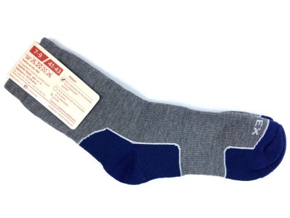 merino ponožky surtex modro šedé