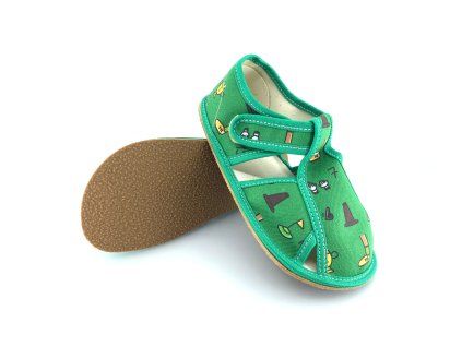 Barefoot papuče Baby Bare Footbal